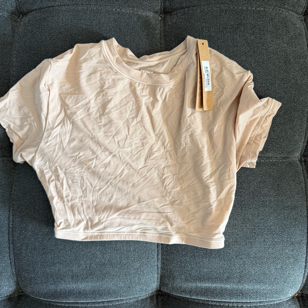 Skims Beige Crop Top